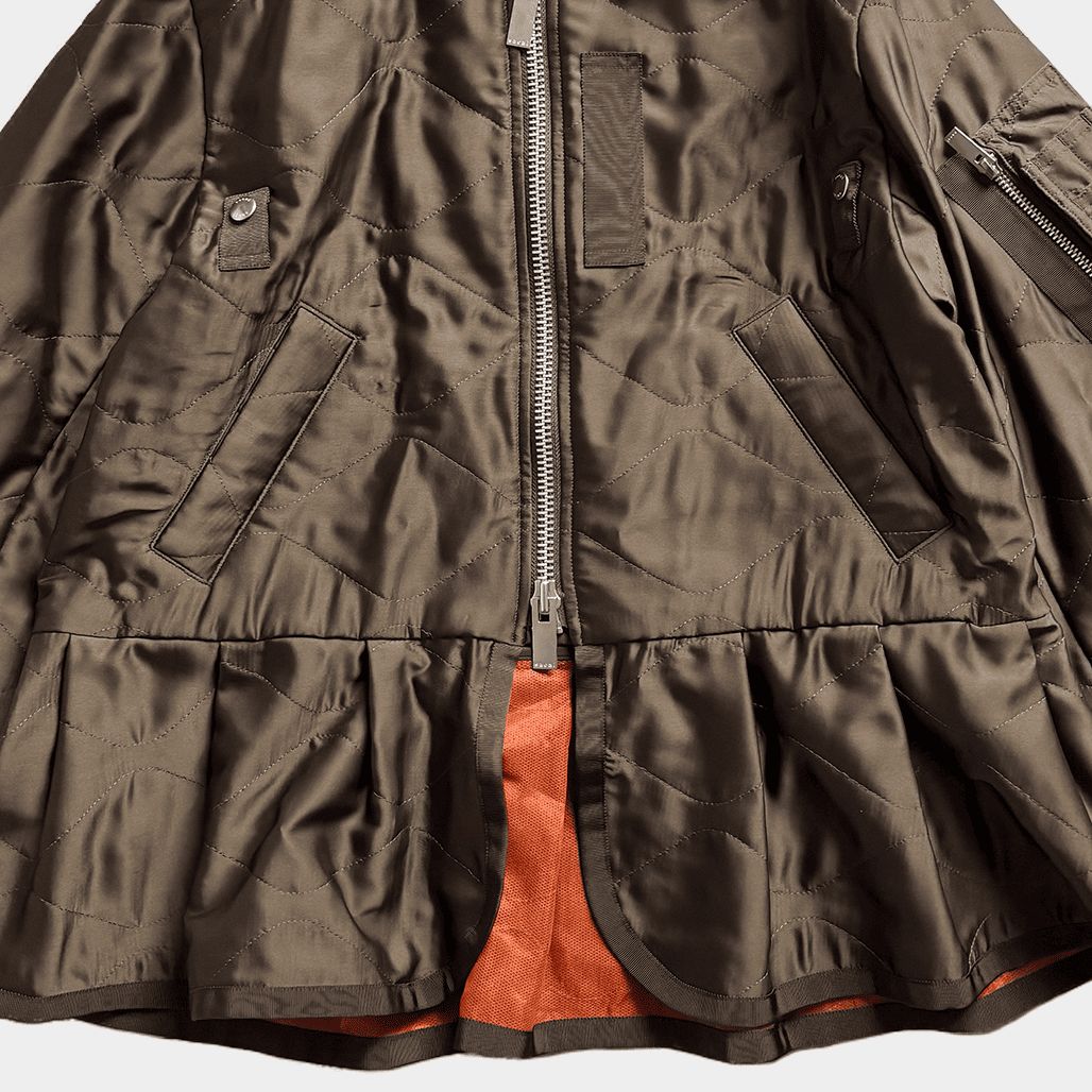 SACAI（サカイ） 2025SS シアーサテンMA-1ジャケット - メルカリ