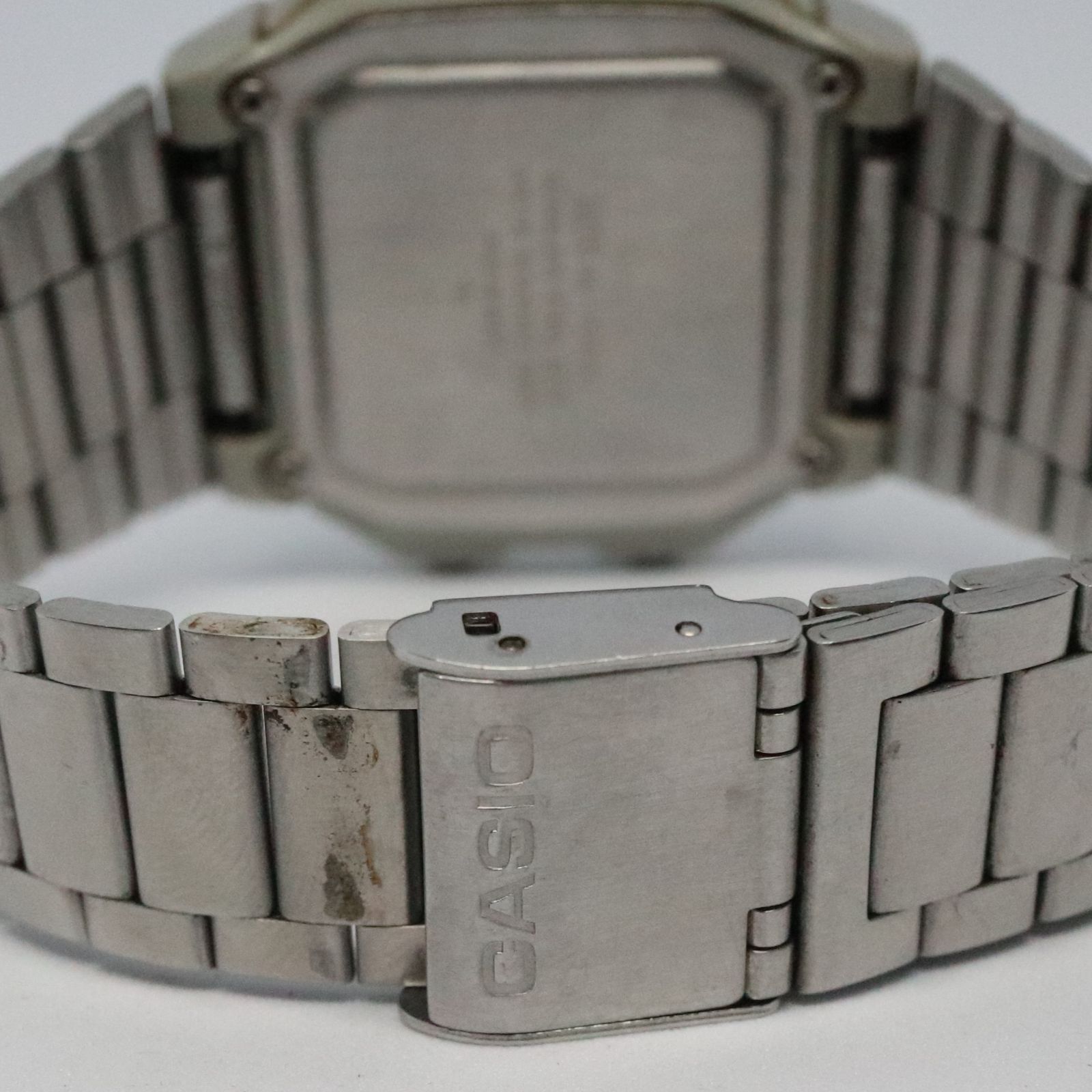 稼働品】CASIO AL-190W 希少 バッテリーレス ソーラー デジタル腕時計
