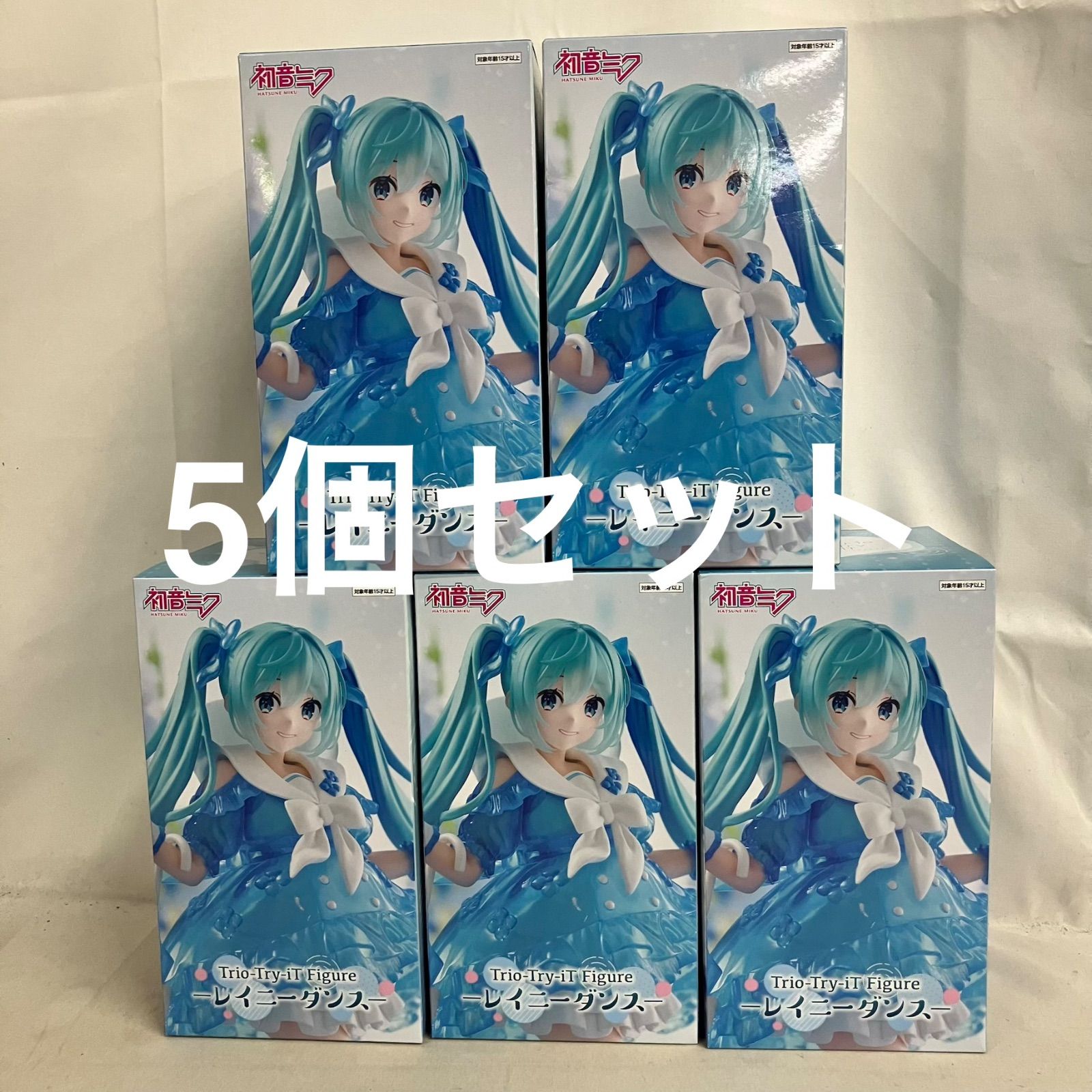 未開封 初音ミク Trio-Try-iT Figure レイニーダンス フィギュア 5個