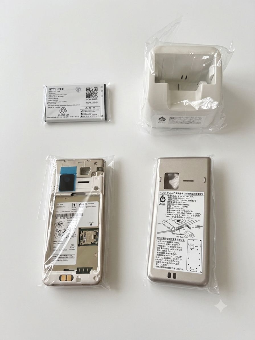 docomo arrowsケータイ F-41C ゴールド 新品未使用 - メルカリ