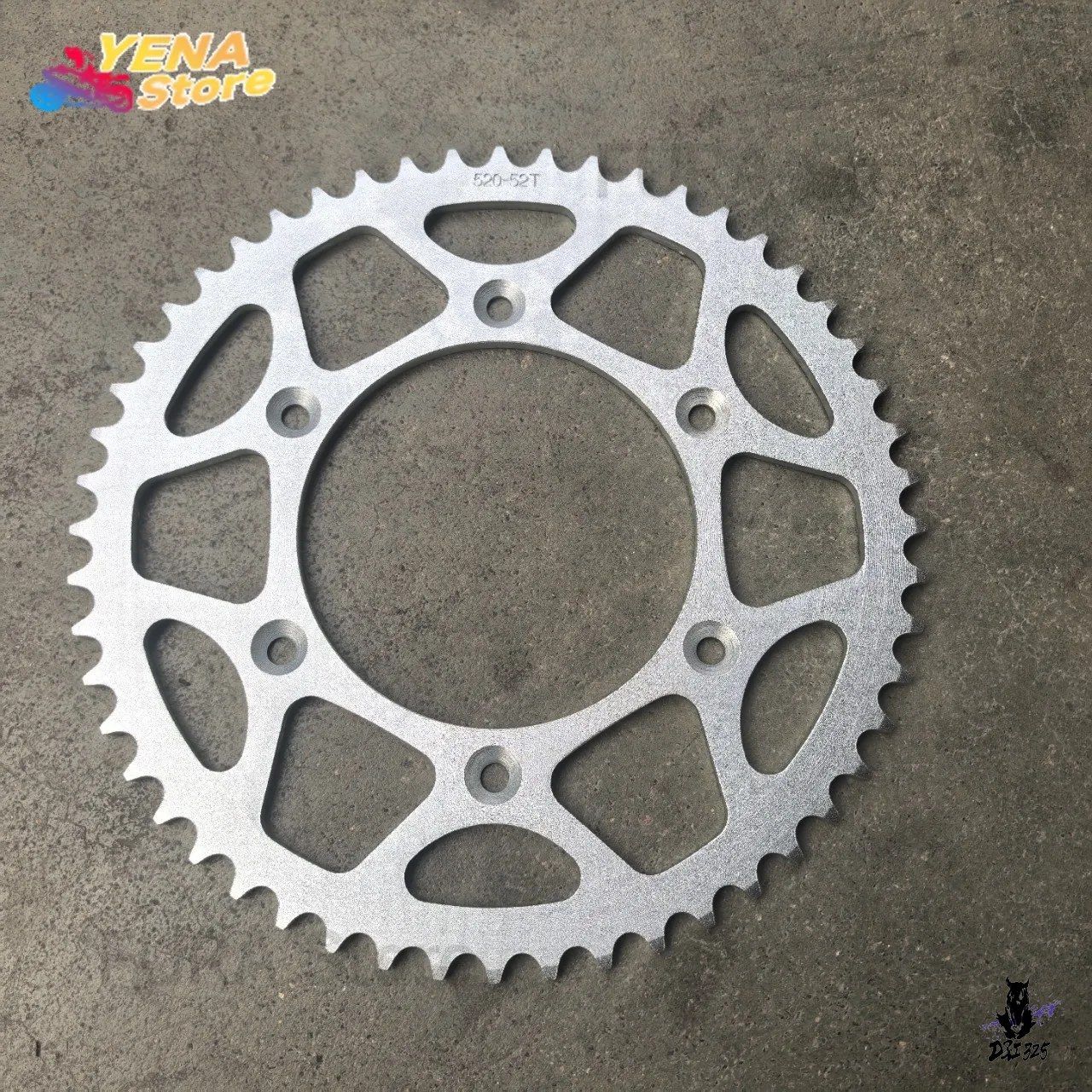 KTM EXC/XCF/SX/SXF 520用 52歯リアスプロケット A5パターン