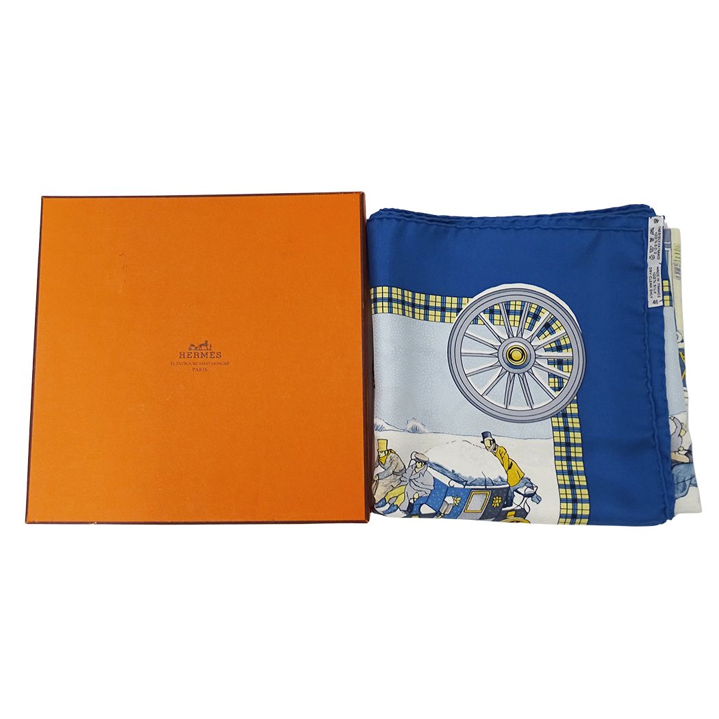 エルメス HERMES スカーフ レディース ブランド カレ 90 L'HIVER EN