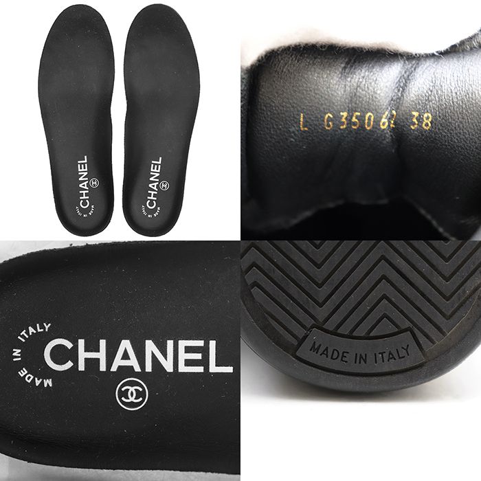CHANEL シャネル ハイカット スニーカー サイズ 38 レディース