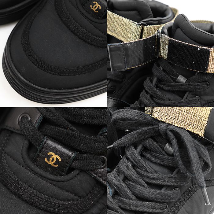 CHANEL シャネル ハイカット スニーカー サイズ 38 レディース