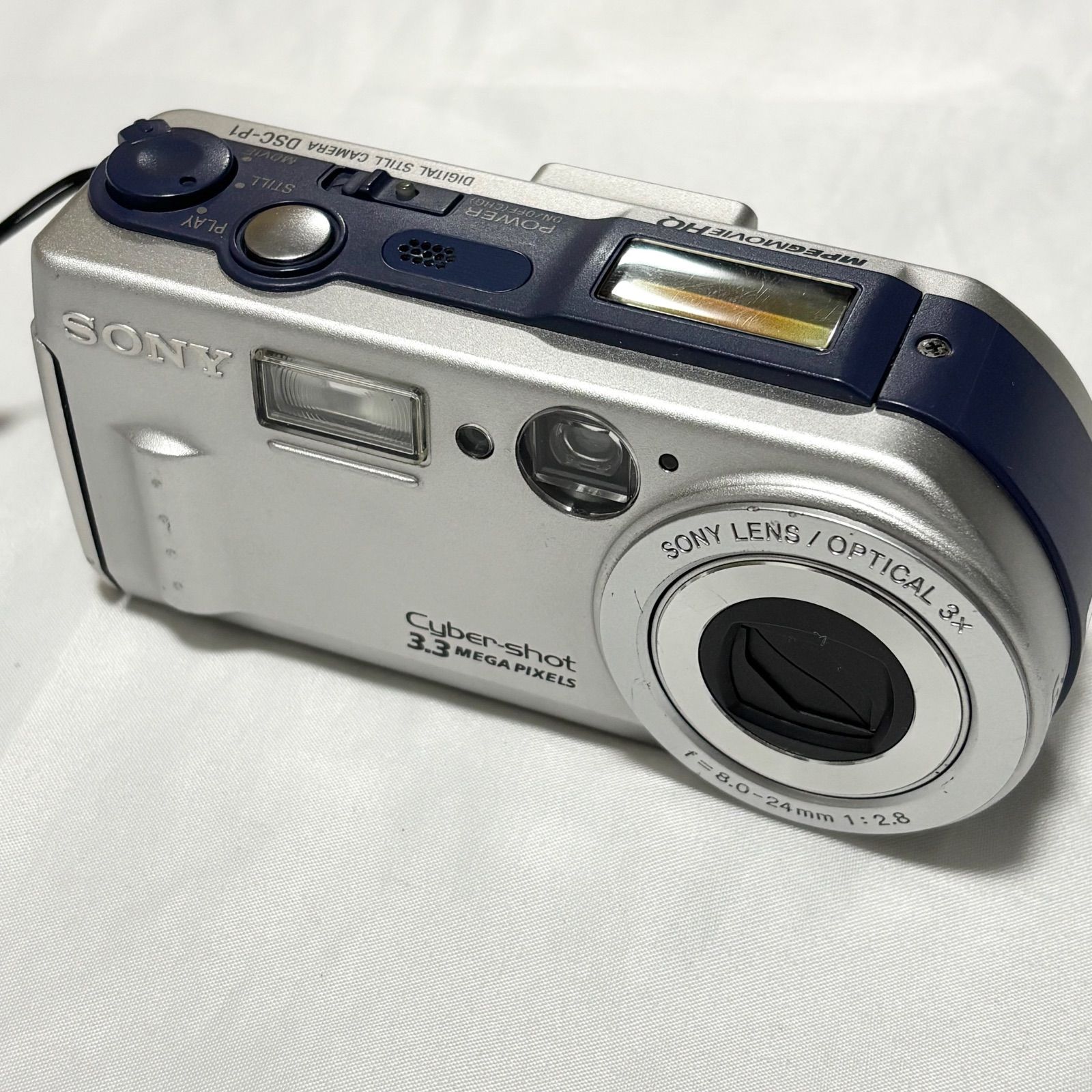 送料無料】SONY/ソニー/Cyber-shot DSC-P1/シルバー/コンパクト