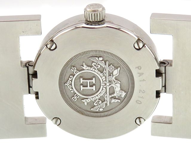 HERMES エルメス 腕時計 パプリカ PA1.210 ステンレススチール/本革