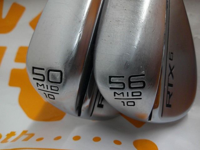 中古 ウェッジ クリーブランド RTX-6 ZIPCORE 50-10 56-10 2本セット