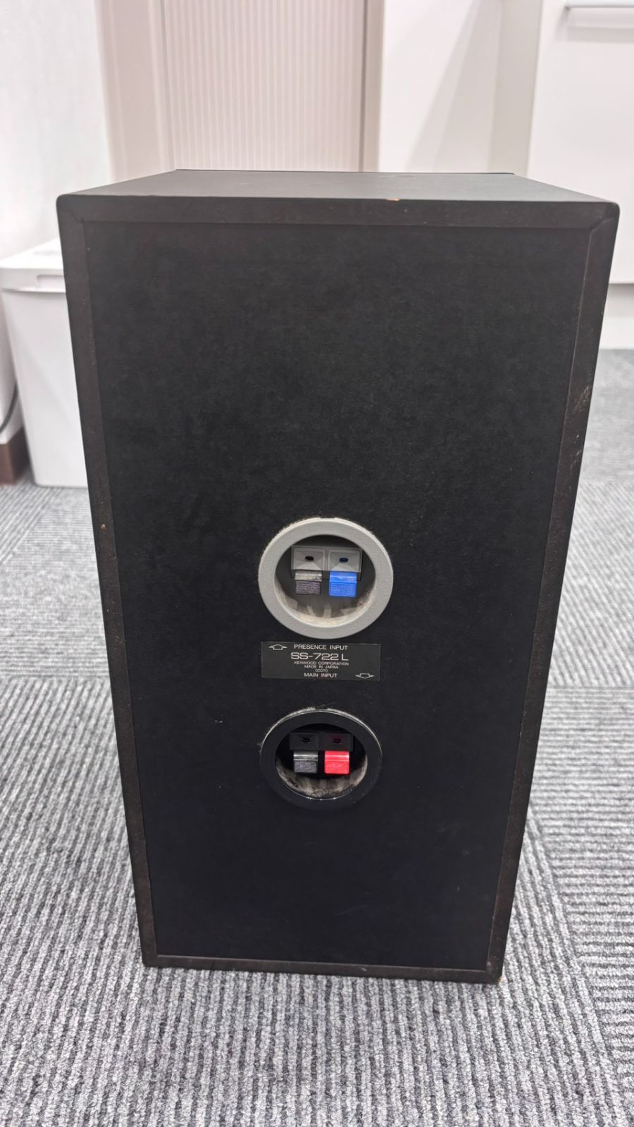KENWOOD SS-722L スピーカー 単品 ブラック 音響機器 動作未確認