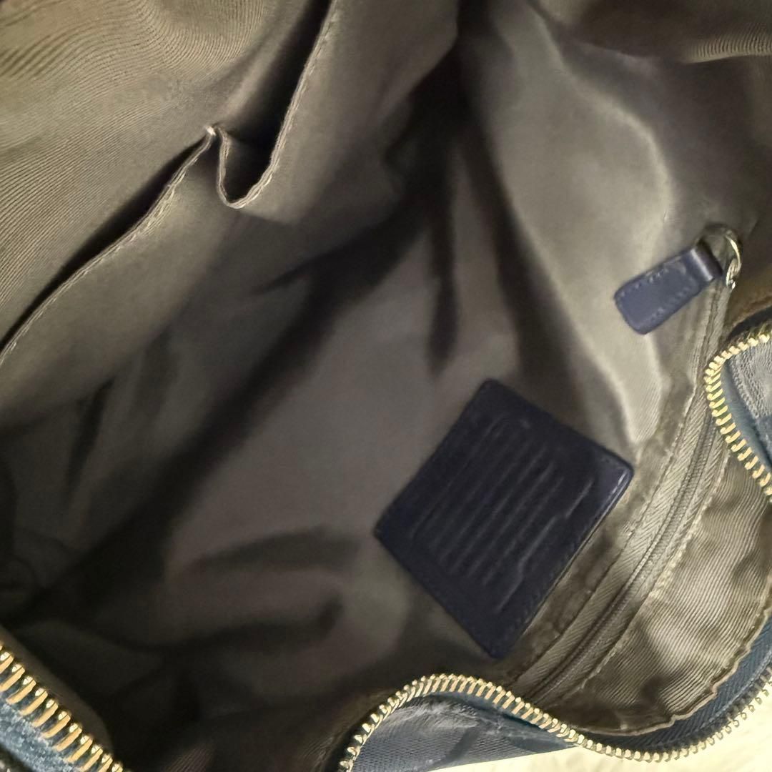 COACH コーチ レザーワンショルダーバッグ Y2Kシグネチャーキャンバス