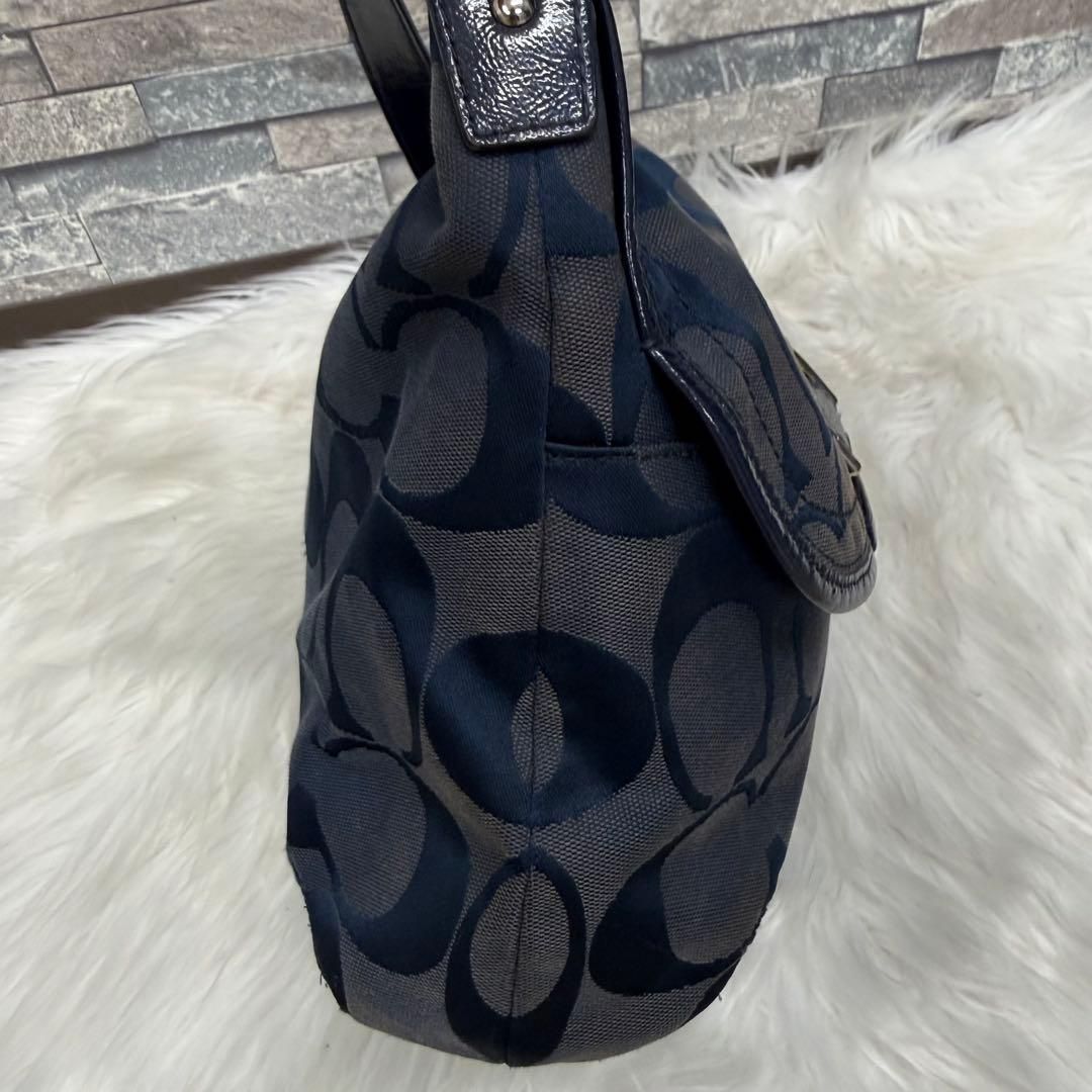 COACH コーチ レザーワンショルダーバッグ Y2Kシグネチャーキャンバス