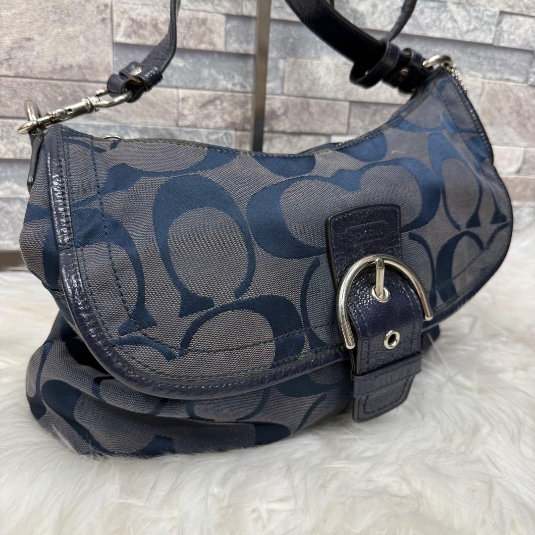 COACH コーチ ワンショルダーバッグ Y2K シグネチャー キャンバス COACH コーチ レザーワンショルダーバッグ Y2Kシグネチャーキャンバス