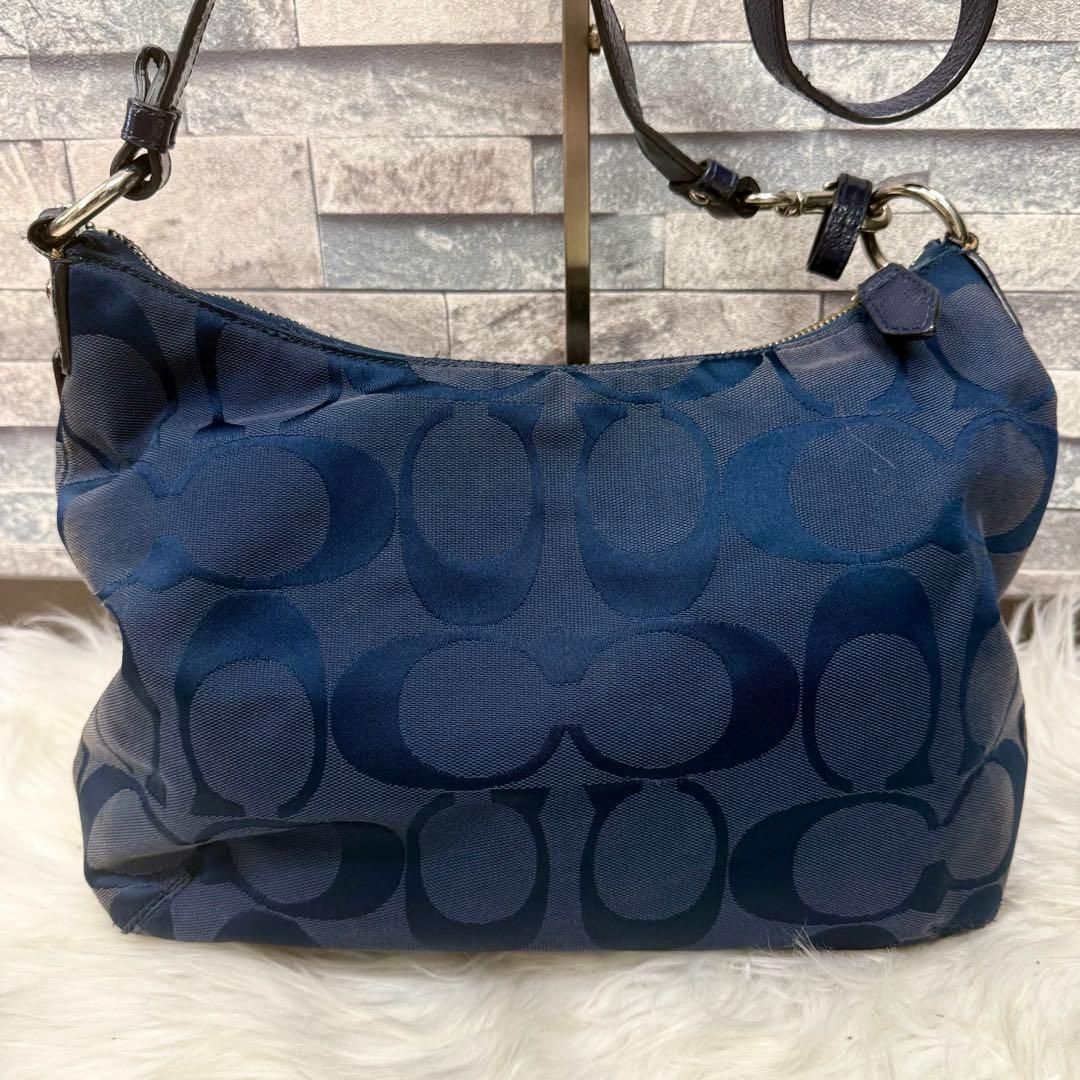 COACH コーチ レザーワンショルダーバッグ Y2Kシグネチャーキャンバス