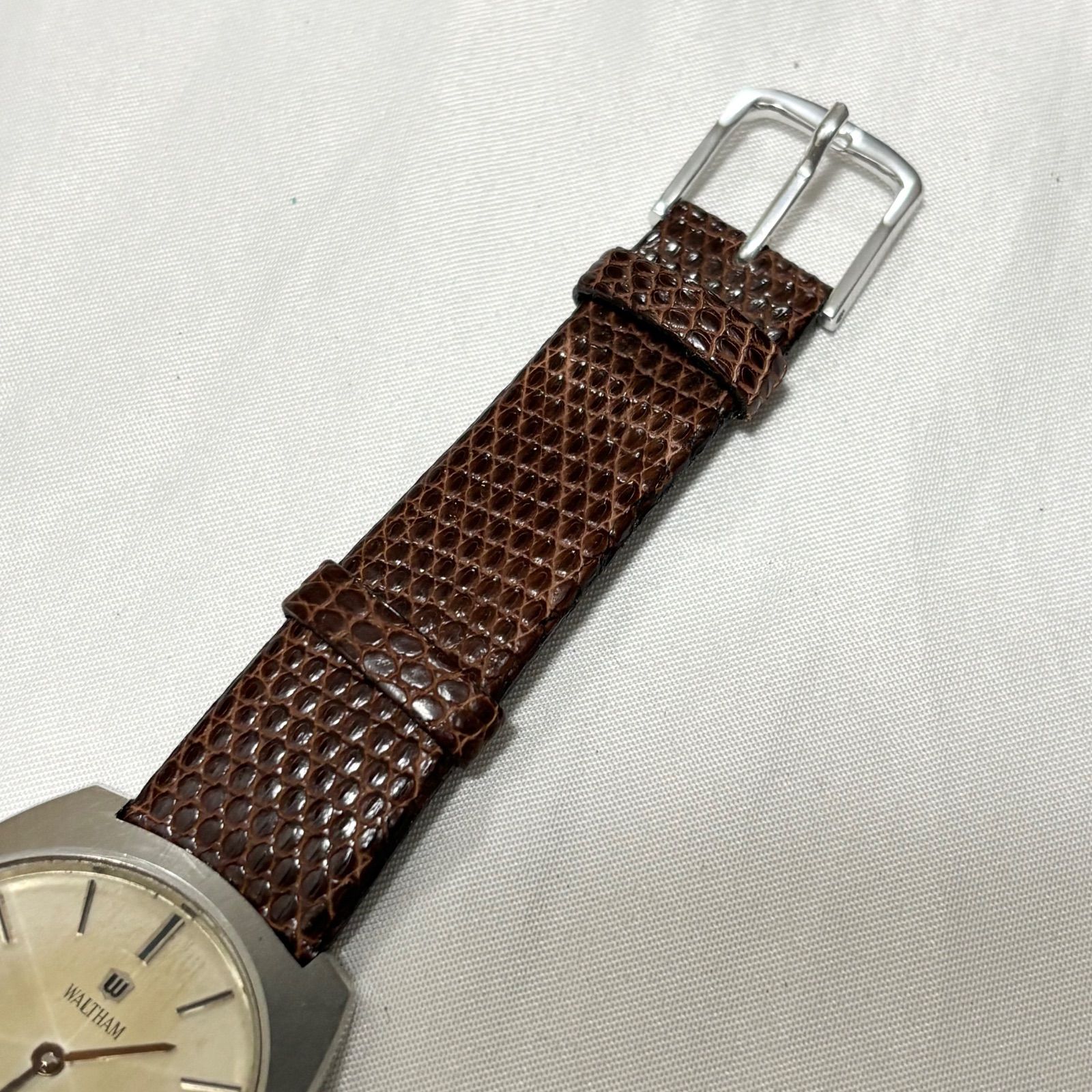 送料無料】WALTHAM/ウォルサム/Maxim/マキシム/手巻き腕時計/シルバー