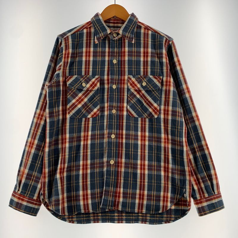 【中古品】 WAREHOUSE ウエアハウス FLANNEL SHIRT LOT.3104 フランネルシャツ トップス ネルシャツ ワークシャツ 【145-260705-ko-02-tei】