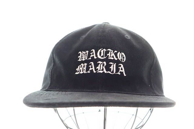 ワコマリア WACKO MARIA 22AW CORDUROY SNAPBACK CAP BLACK