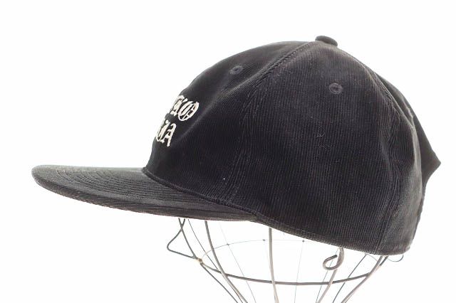 ワコマリア WACKO MARIA 22AW CORDUROY SNAPBACK CAP BLACK