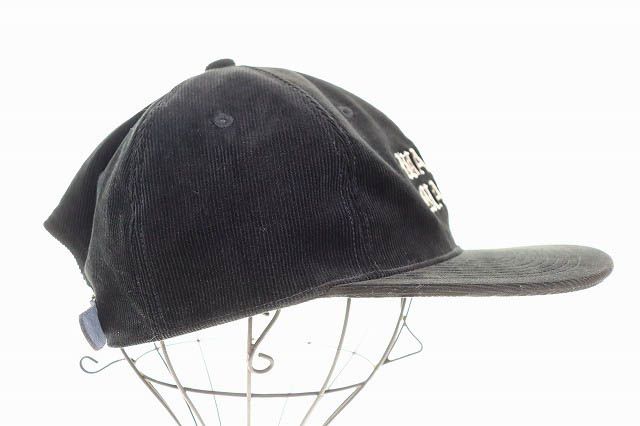 ワコマリア WACKO MARIA 22AW CORDUROY SNAPBACK CAP BLACK