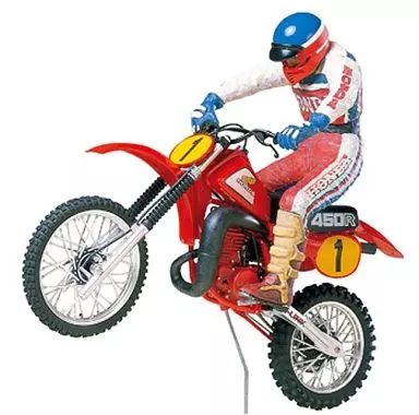 【中古】プラモデル 1/12 Honda CR450R モトクロスライダーつき 「オートバイシリーズ No.18」 ディスプレイモデル [14018] 8,280円