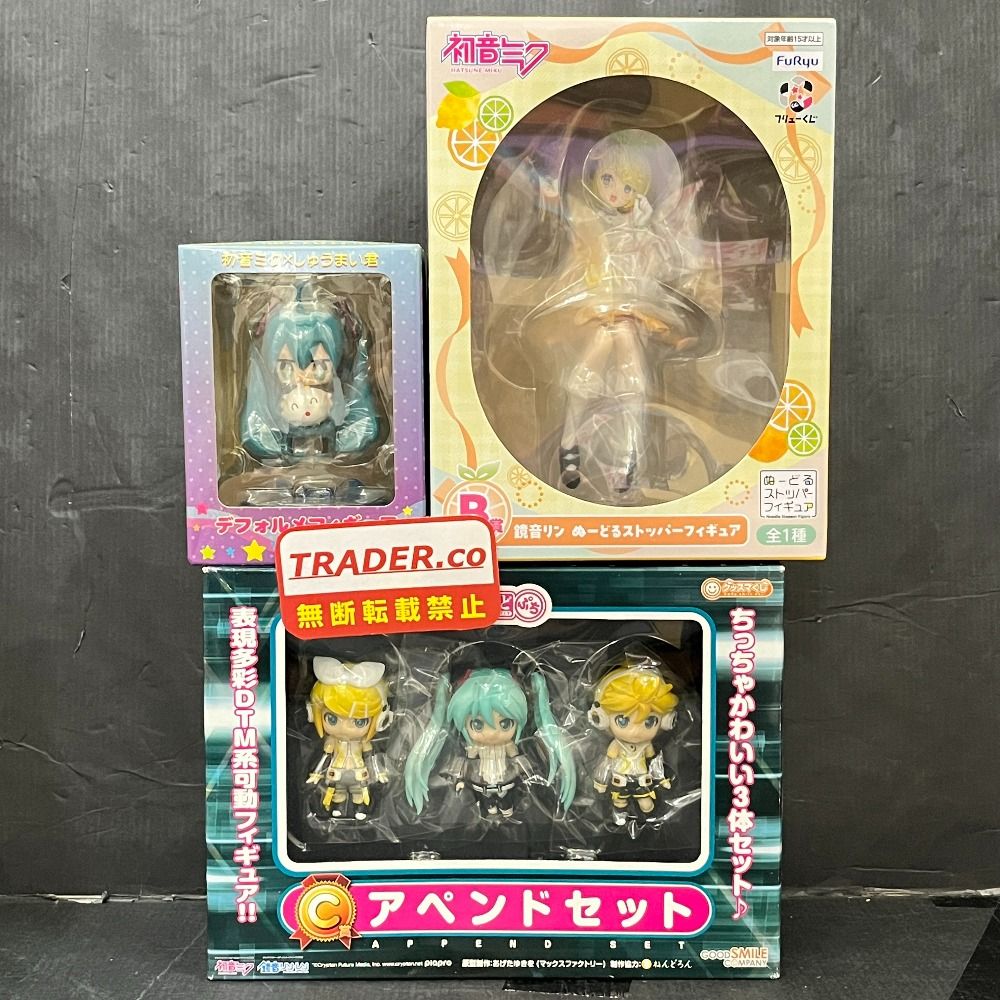 06w28095 VOCALOID-ボーカロイド フィギュア未開封3点セット 初音ミク