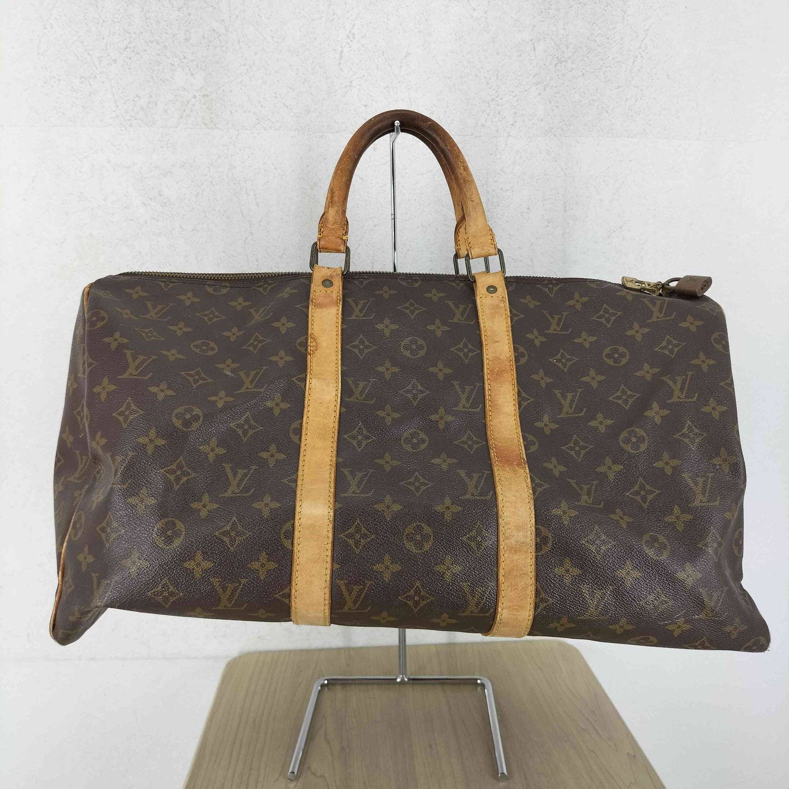 ルイヴィトン LOUIS VUITTON モノグラム キーポル50 ボストンバッグ