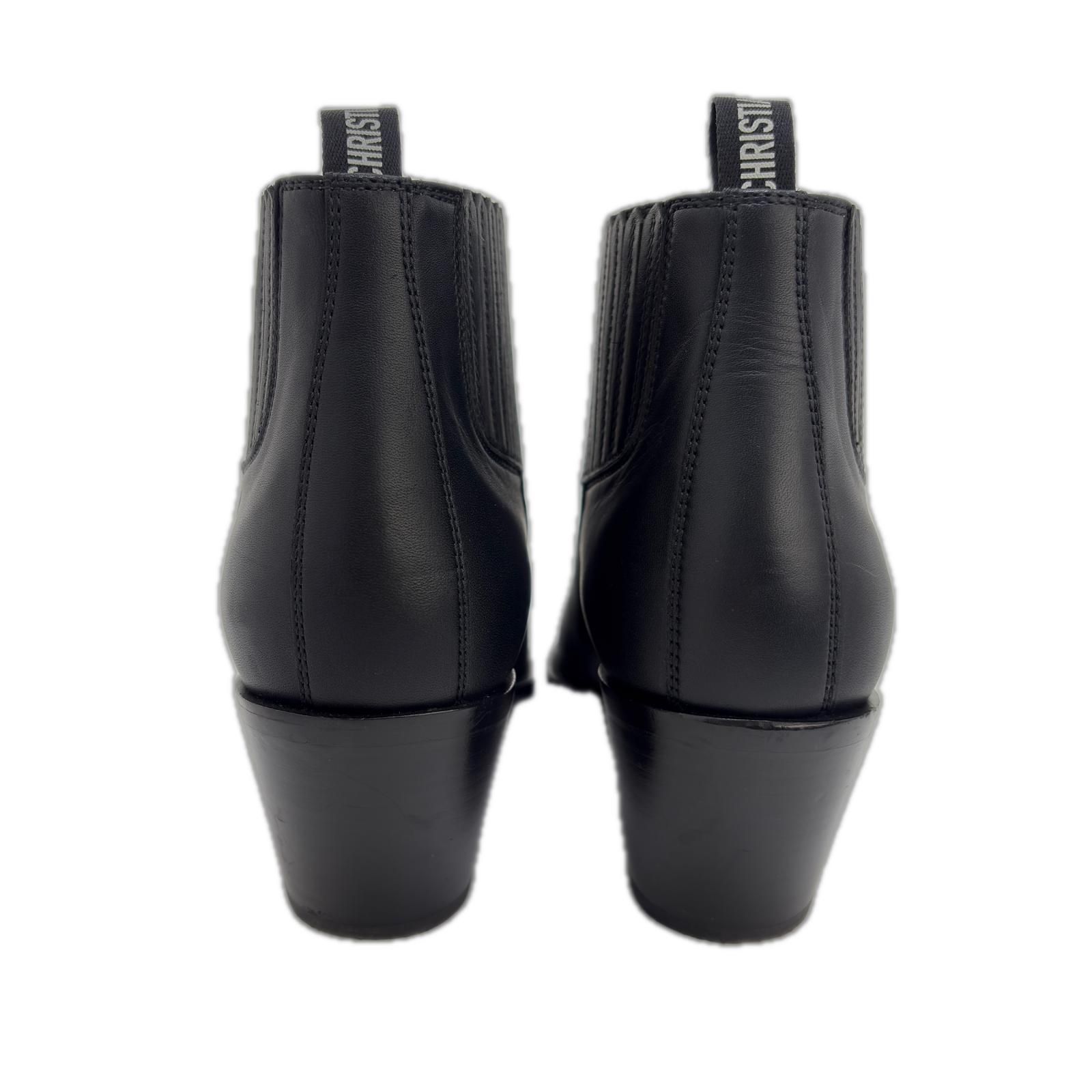 Dior ディオール 靴 J'ADIORショートブーツ KDI508SHCS34X 革 ブラック