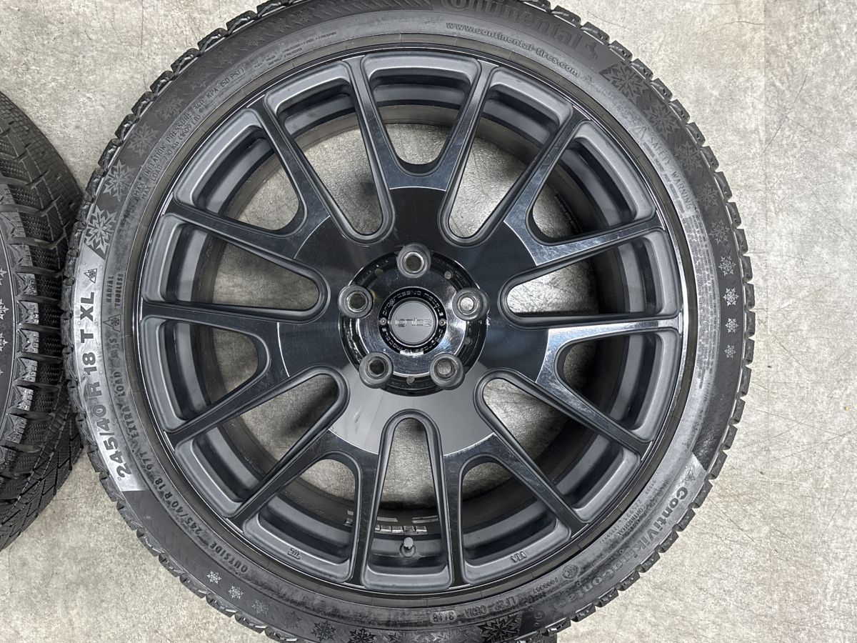 交換用に】イグナイト XTRACK 18in 8.5J +50 PCD114.3 コンチネンタル 