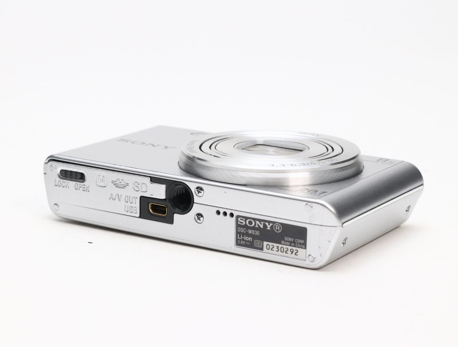 ソニー Cyber-shot DSC-W830 シルバー Sony 【公式通販】