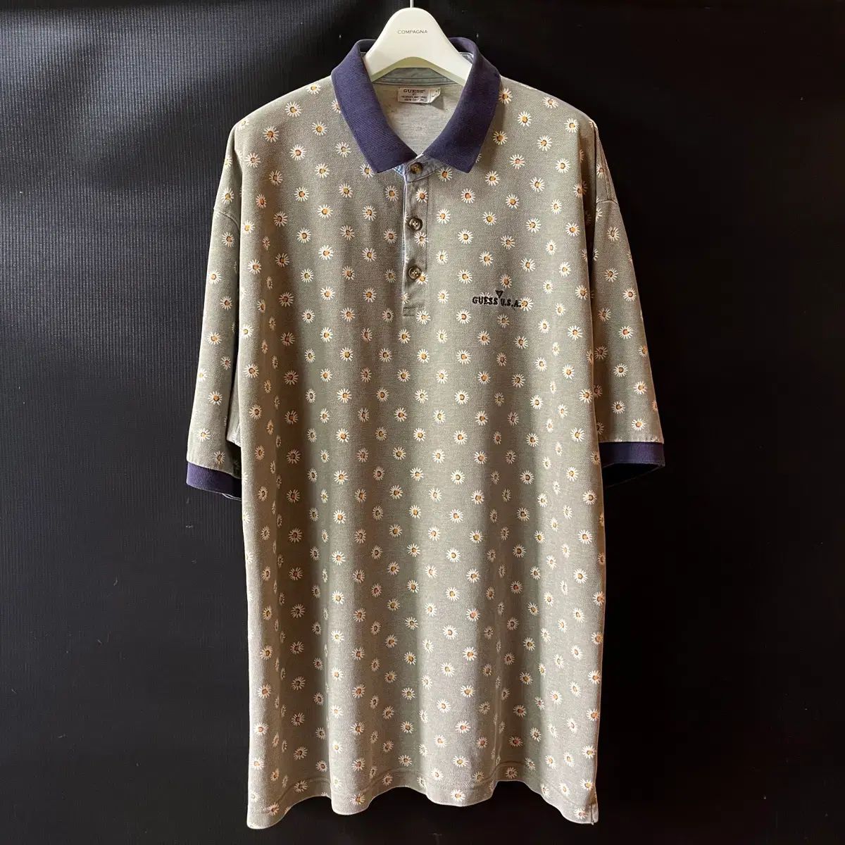 XL) 90s GUESS by Georges Marciano オールド麻マルシ