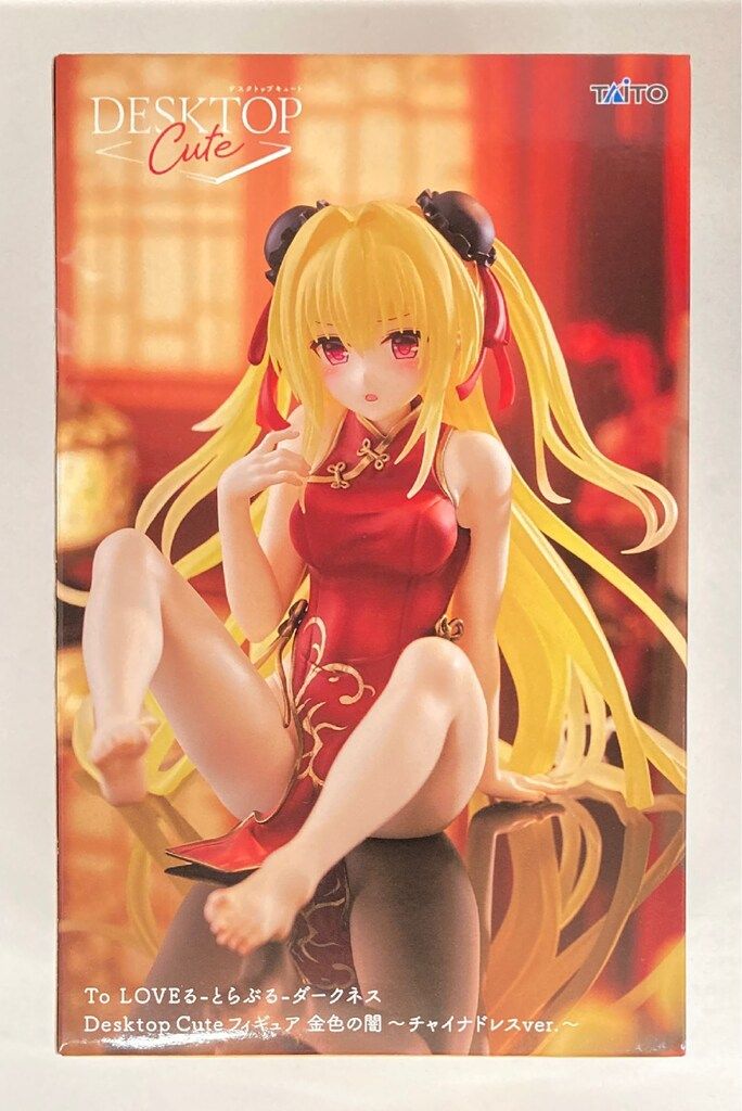 タイトー Desktop Cute フィギュア 金色の闇 チャイナドレスVer - メルカリ