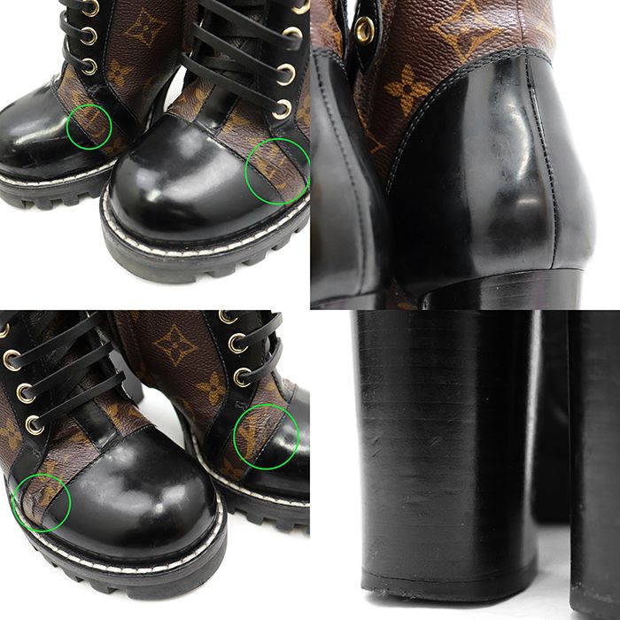 SALE】LOUIS VUITTON ルイ・ヴィトン LVモノグラム ブーツ サイズ 37