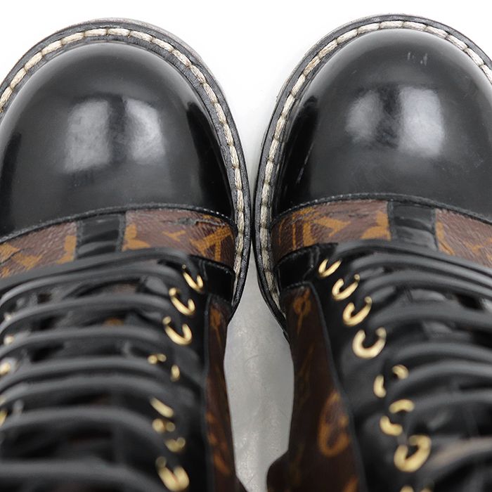 SALE】LOUIS VUITTON ルイ・ヴィトン LVモノグラム ブーツ サイズ 37