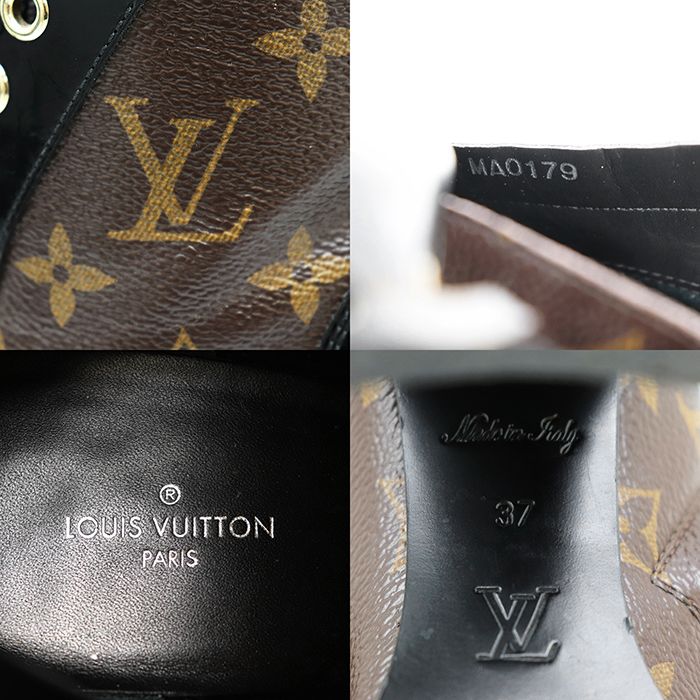 SALE】LOUIS VUITTON ルイ・ヴィトン LVモノグラム ブーツ サイズ 37