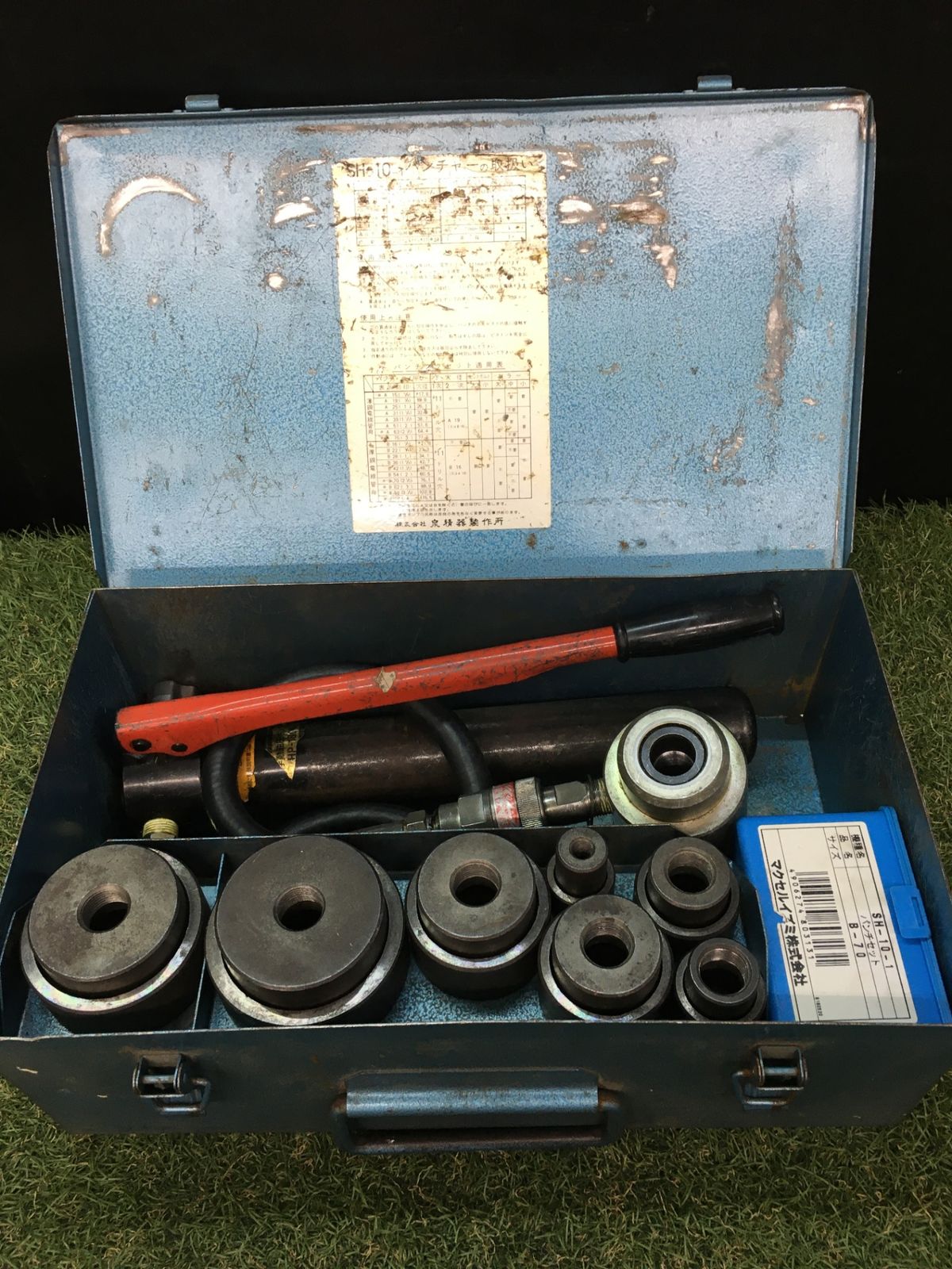 【中古品】【0906】手動油圧式パンチャー　SH-10-1　IT3OI0I3GD9C