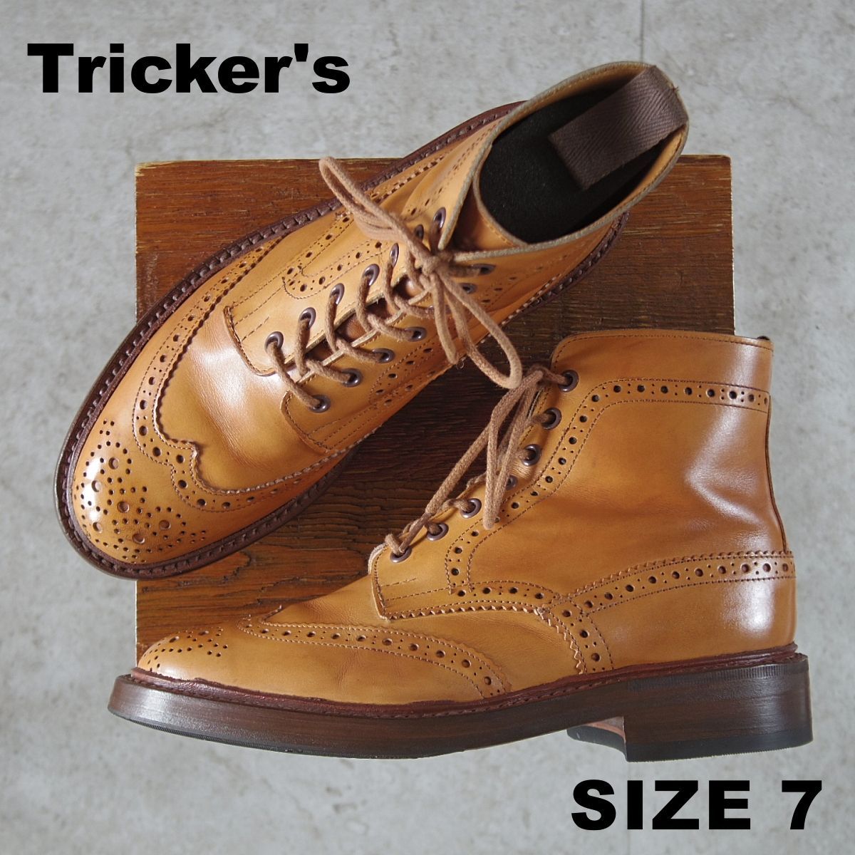 極上☆トリッカーズ SIZE 7【定価￥143,000-☆STOW/エイコン