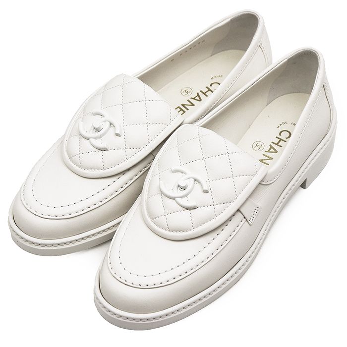 新品同様】CHANEL シャネル レザーシューズ ローファー サイズ 38
