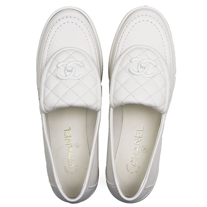 新品同様】CHANEL シャネル レザーシューズ ローファー サイズ 38