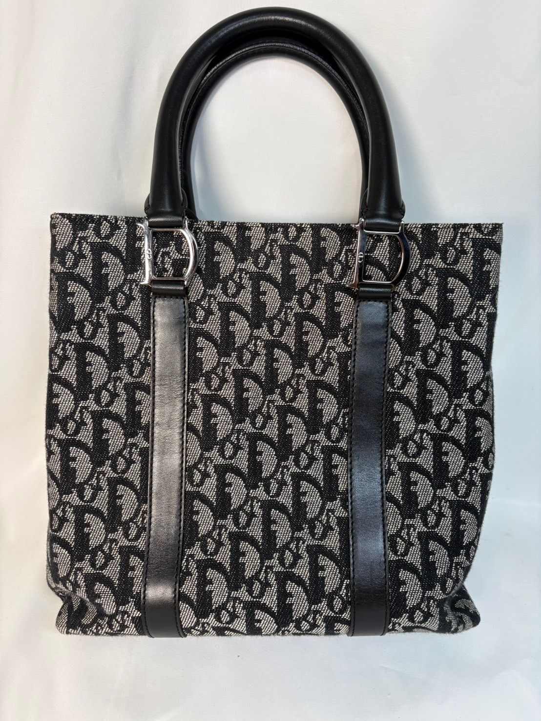 美品】Christian Dior/ディオール トロッター柄 オブリーク トート