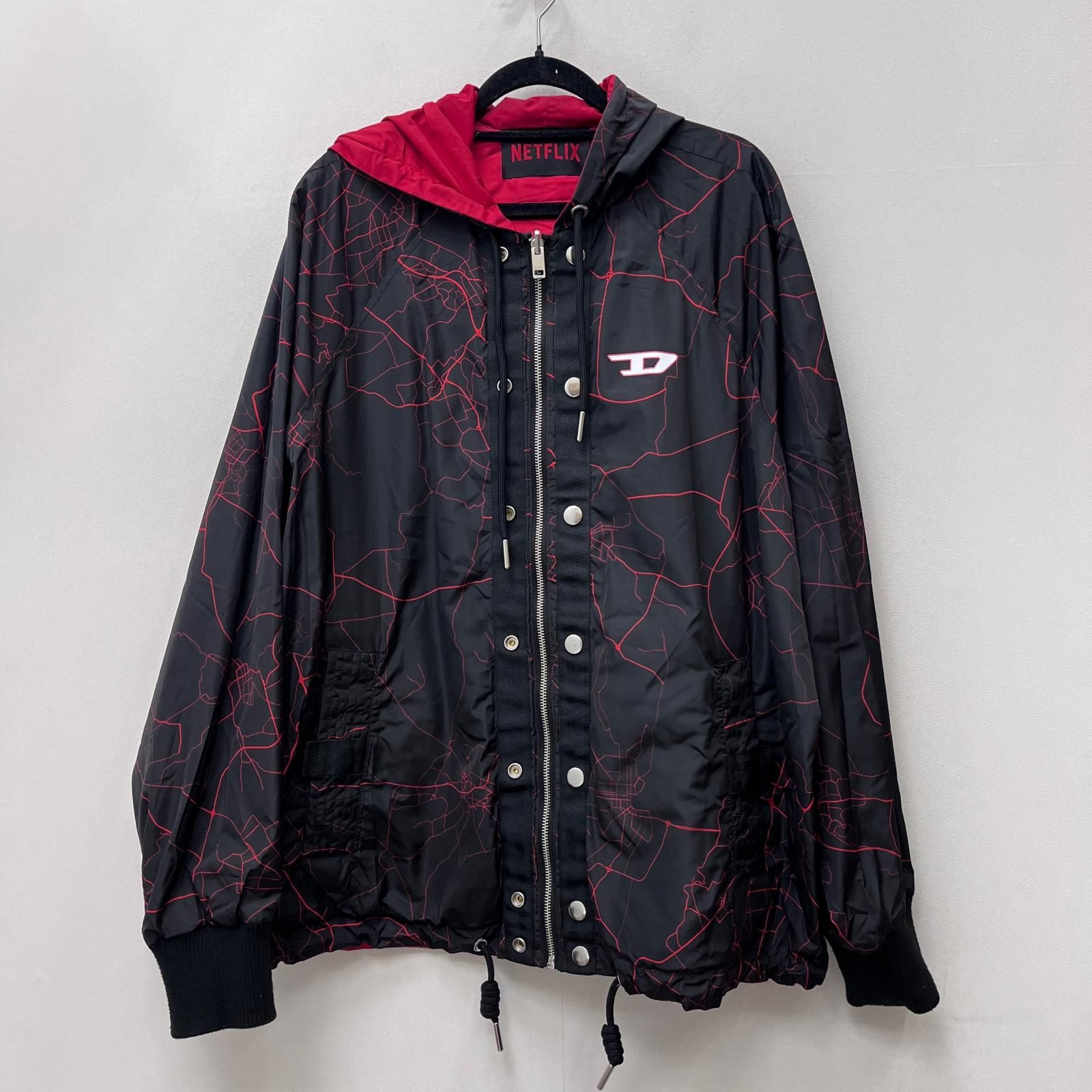 【加古川店】 中古 DIESEL | ディーゼル ナイロンジャケット × ペーパー・ハウス リバーシブル サイズ：L 【94】