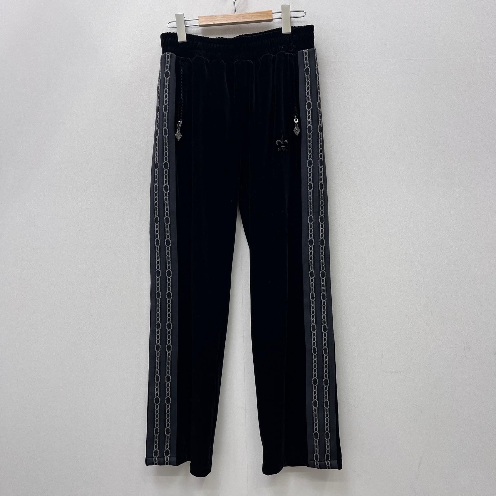 【加古川店】 中古 SUPPLIER | サプライヤー パンツ Velvet Track pants ブラック サイズ：S 【107】 加古川店】 中古 SUPPLIER | サプライヤー パンツ Velvet Track pants