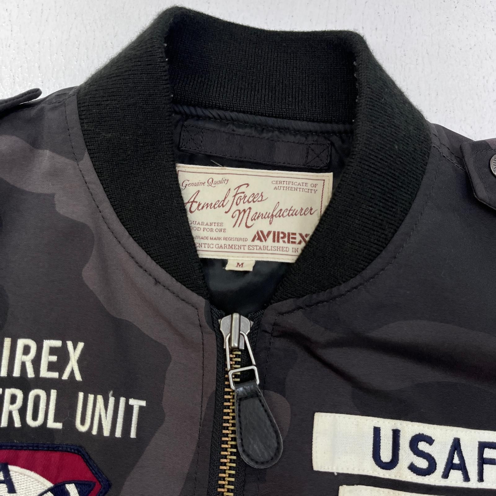 【加古川店】 中古 AVIREX | アヴィレックス ミリタリーコート U.S.A.F.A. PATCHED L-2 6172111 カモ サイズ：M 【93】 加古川店】 中古 AVIREX | アヴィレックス ミリタリーコート