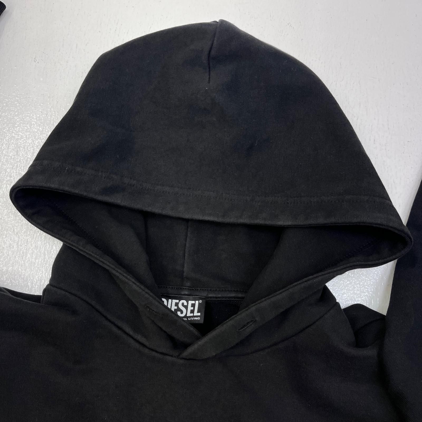 加古川店】 中古 DIESEL | ディーゼル パーカー ブラック サイズ：L