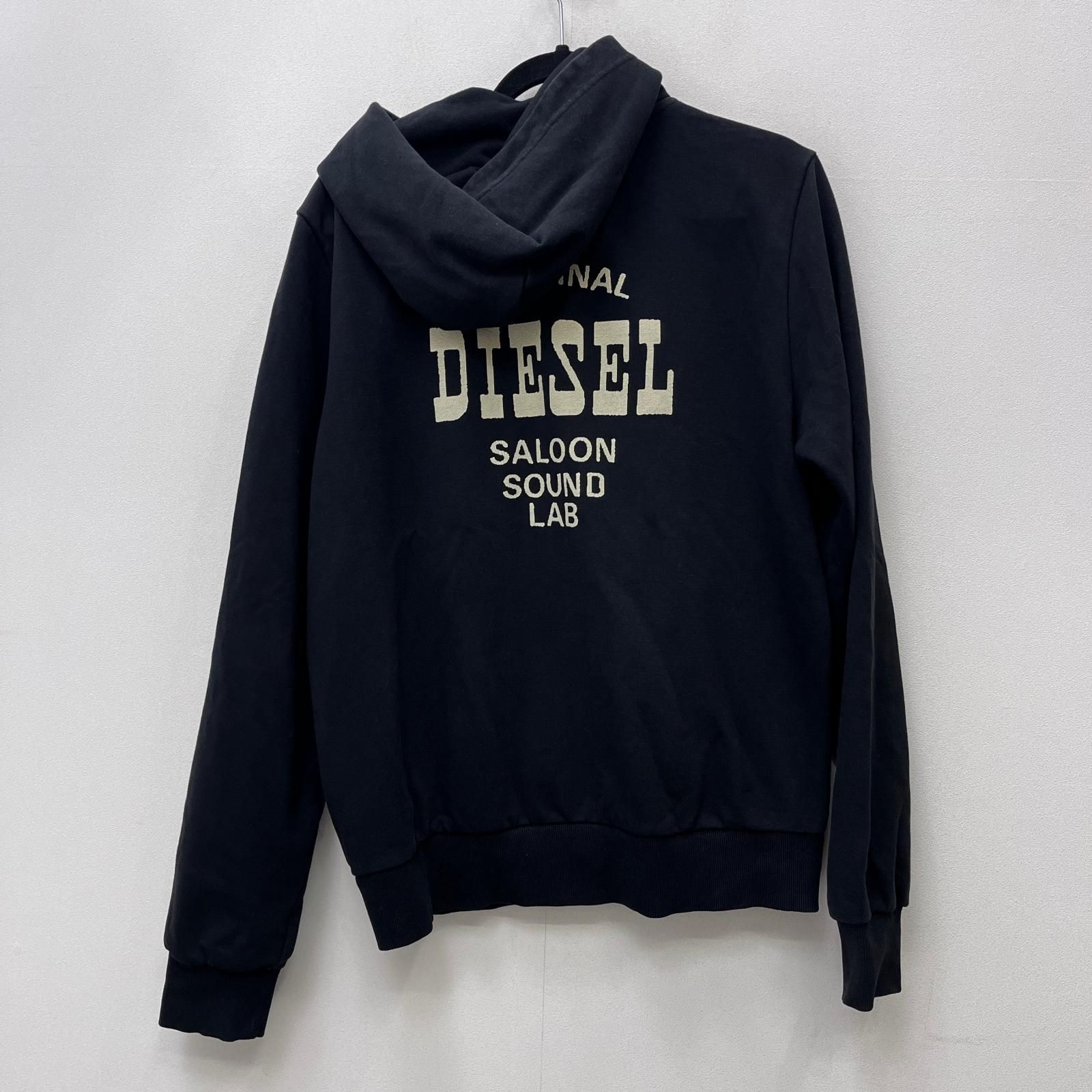 【加古川店】 中古 DIESEL | ディーゼル パーカー ブラック サイズ：L 【102】 加古川店】 中古 DIESEL | ディーゼル パーカー ブラック サイズ：L