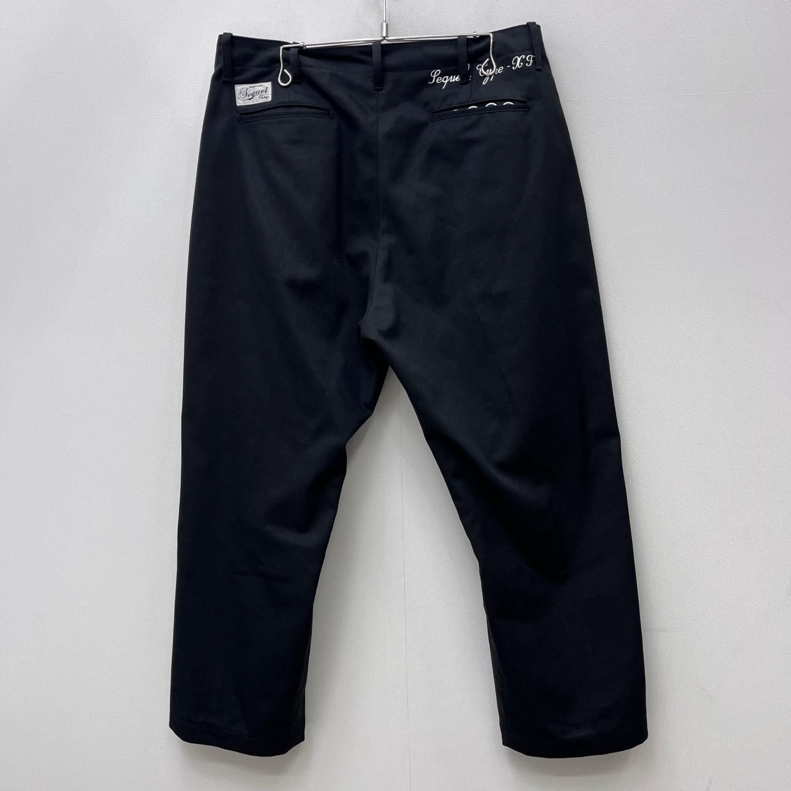 【加古川店】 中古 SEQUEL | シークエル チノパンツ TYPE-XF SQ-24AW-PT-11 ブラック サイズ：XL 【107】 加古川店】 中古 SEQUEL | シークエル チノパンツ TYPE-XF SQ-24AW-PT