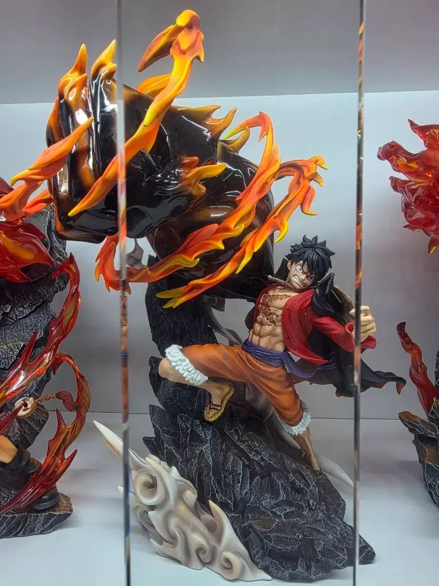 ONE PIECE レジン フィギュア TH レッドホーク モンキー・D・ルフィ(ルフィ) 出品 led 이상 없음