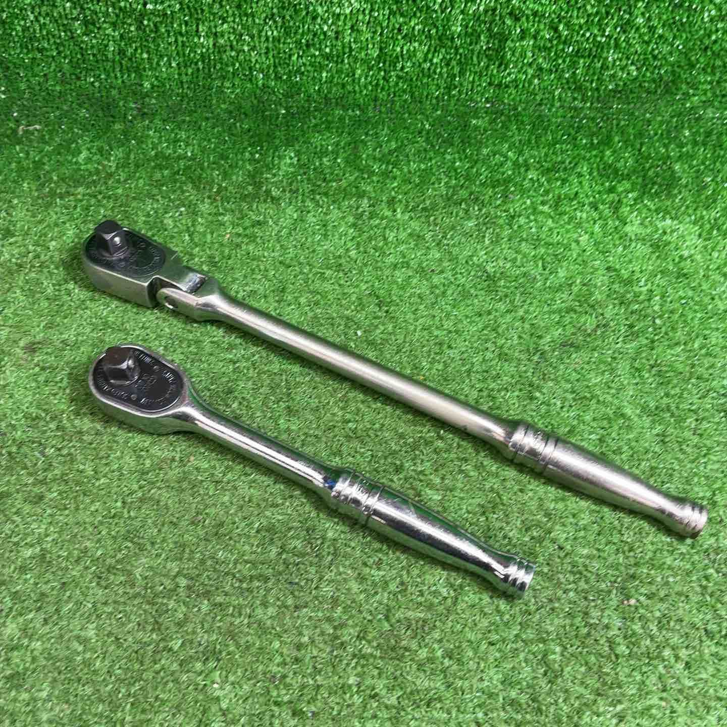 スナップオン(Snap-on) 3/8フレックスラチェットハンドル F831,3/8”ラチェットハンドル F830 2本セット【藤沢店】
