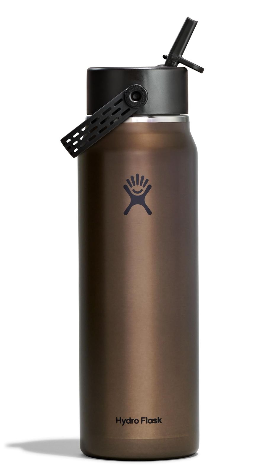 Hydro Flask ハイドロフラスク ステンレス ボトル Lightweight Wide Mouth Flex Straw ライトウェイト ワイドマウス フレックスストローキャップ 32oz 946ml オブシディアンブラウン 保温 保冷 水筒 (日本正 7,380円