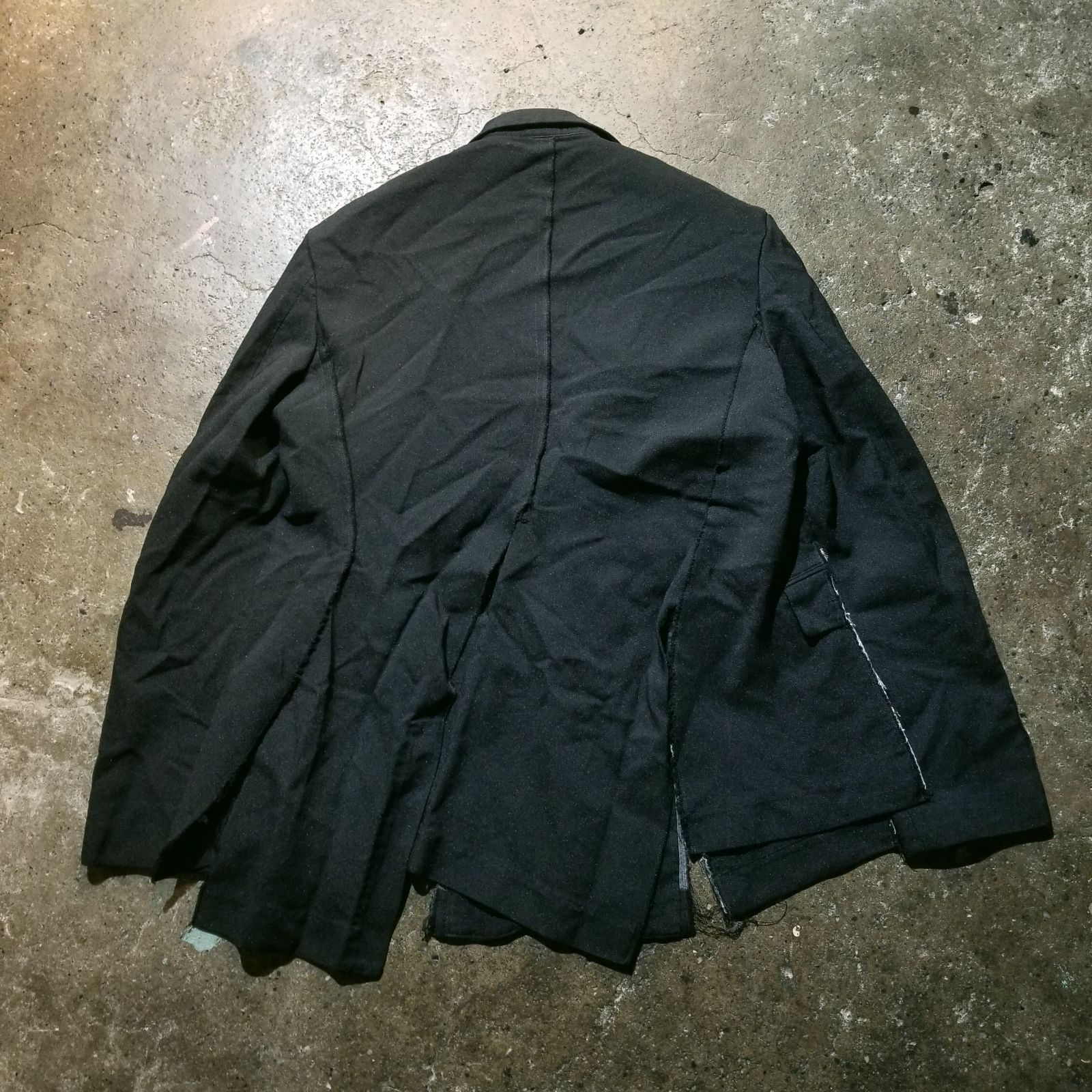 AD2023 コムデギャルソンオムプリュス plus 短冊 ジャケット エステル COMME des GARCONS HOMME PLUS 24ss エステル縮絨 短冊ジャケット