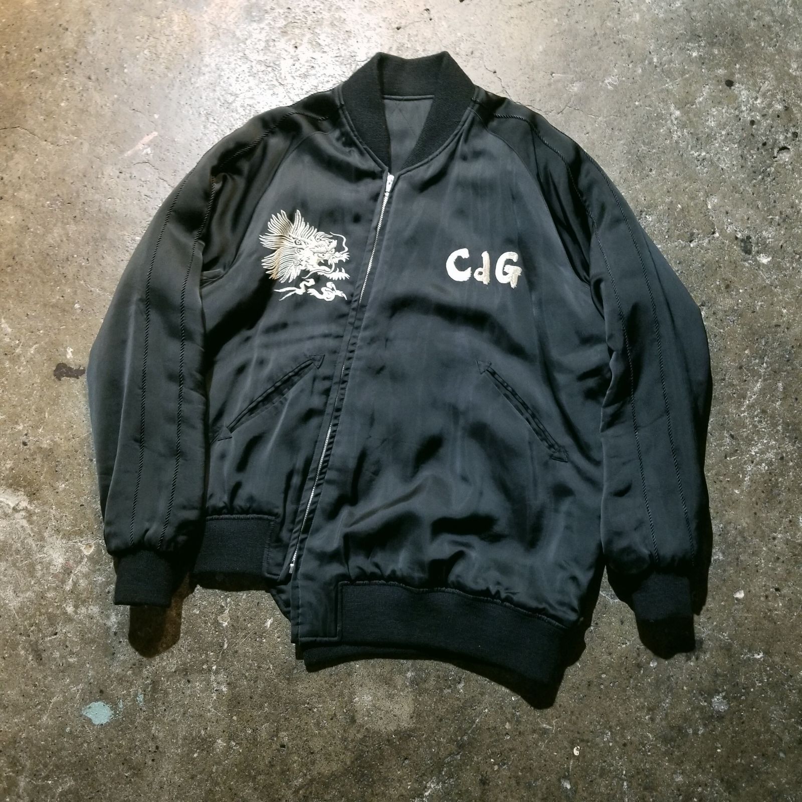 COMME des GARCONS 24aw 青山オリジナル × 港商 捻れ スカジャン L