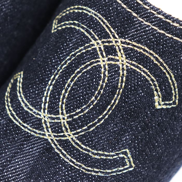極美品】CHANEL シャネル サボ サンダル デニム サイズ 35 レディース