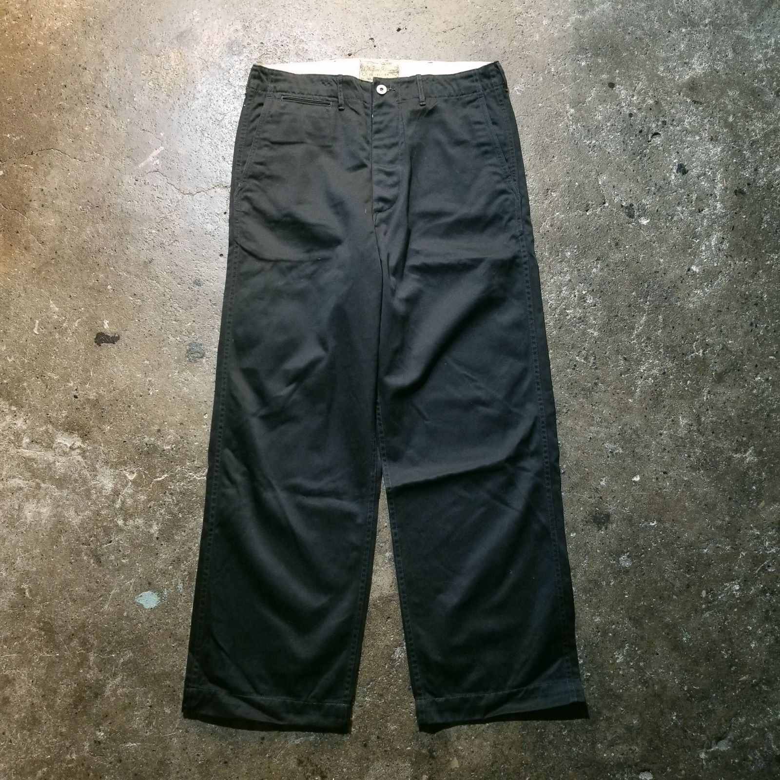 BUZZ RICKSON'S WILLIAM GIBSON COLLECTION Type BLACK CHINO 1942